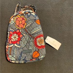 Vera Bradley Gray Floral Lunch Bag